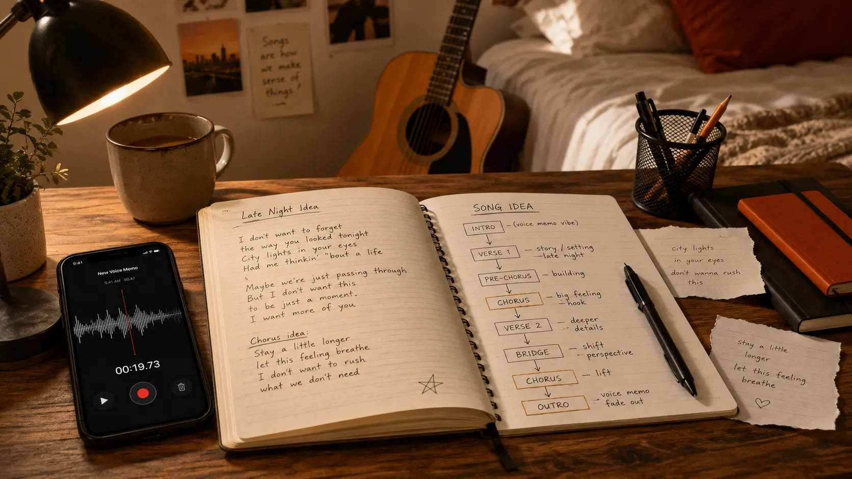 How to Turn a Voice Memo Into a Song